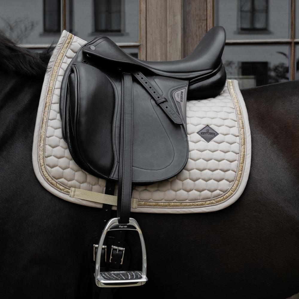 Tapis glitter band dressage beige 3/7