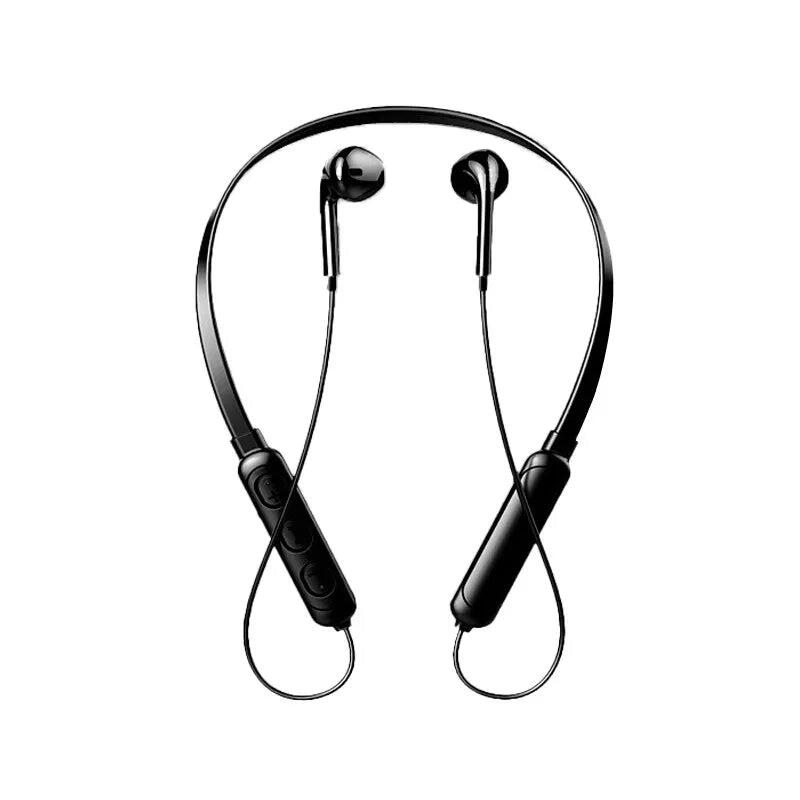 NNEOBA Wireless 9D Bluetooth Neckband Headset Black