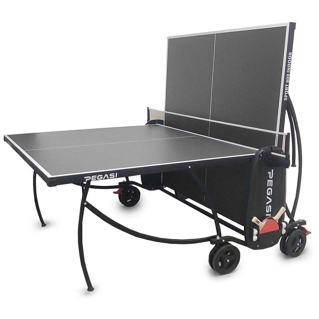 Table de tennis de table pegasi 800 noire intérieure 2/6