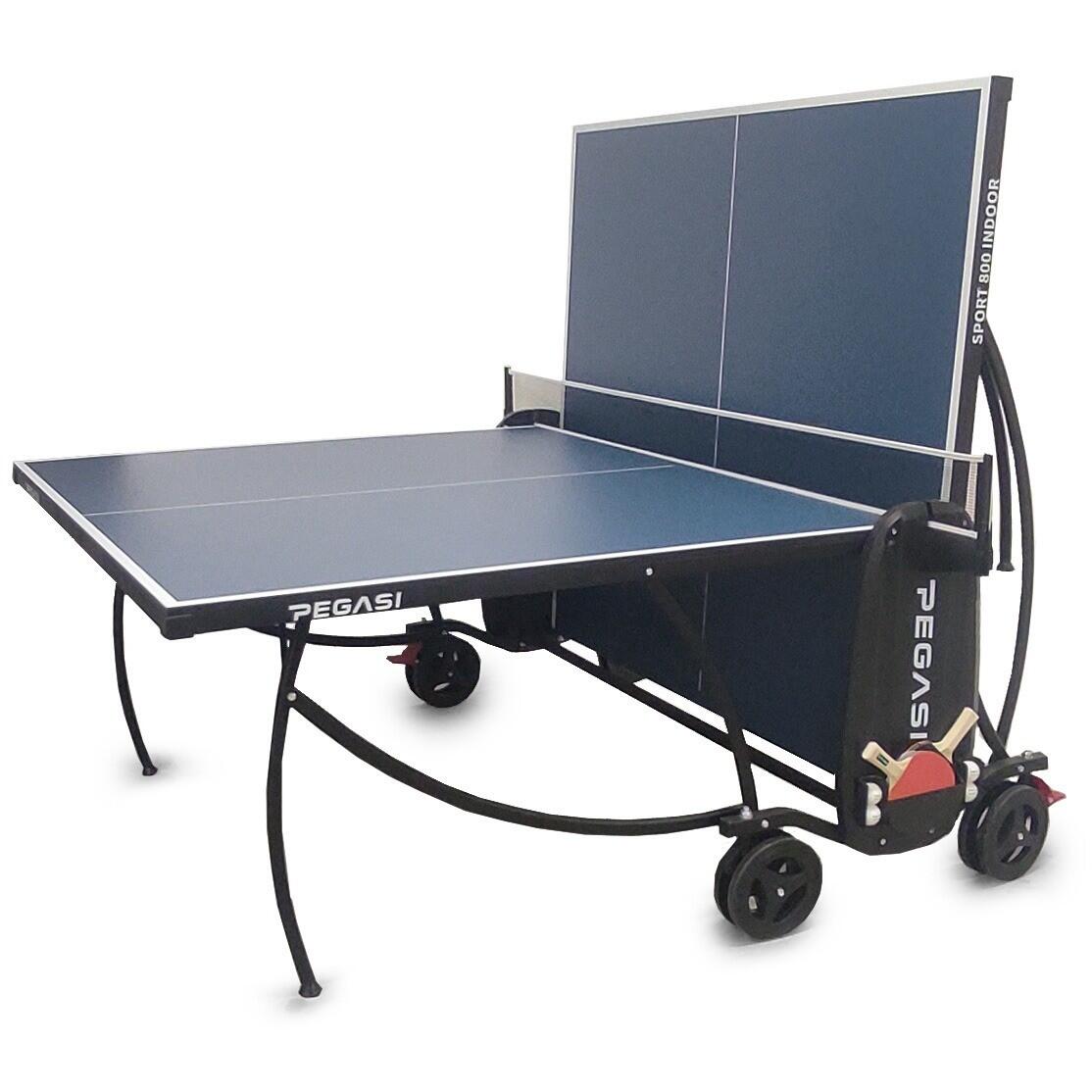 Table de tennis de table pegasi 800 bleu intérieur 2/6