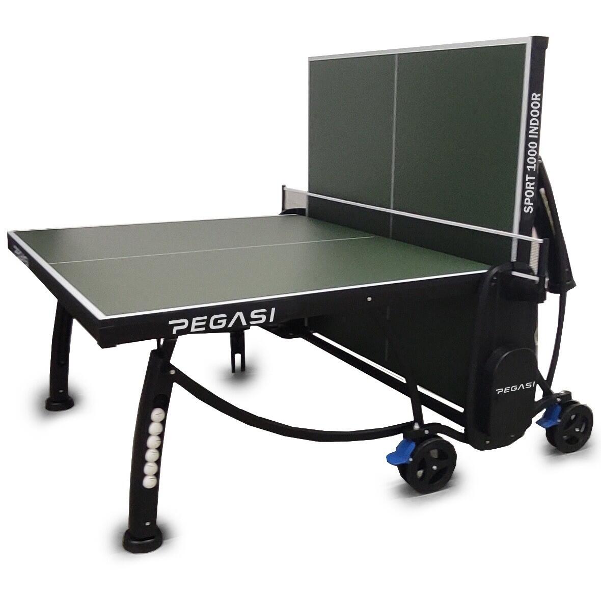 Table de tennis de table pegasi 1000 vert intérieur 3/6
