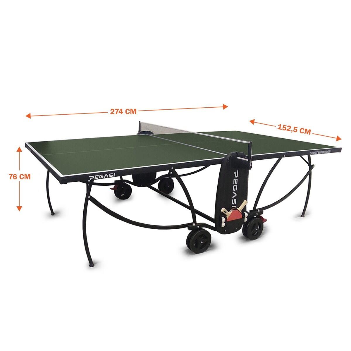 Tischtennisplatte Pegasi 800 Indoor Grün 4/6