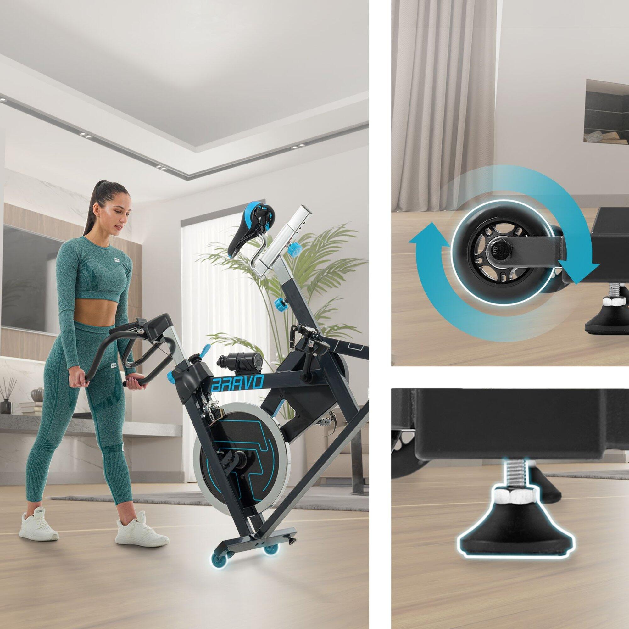 Cyclette Indoor Cycling HS-045IC Bravo blu 5/7