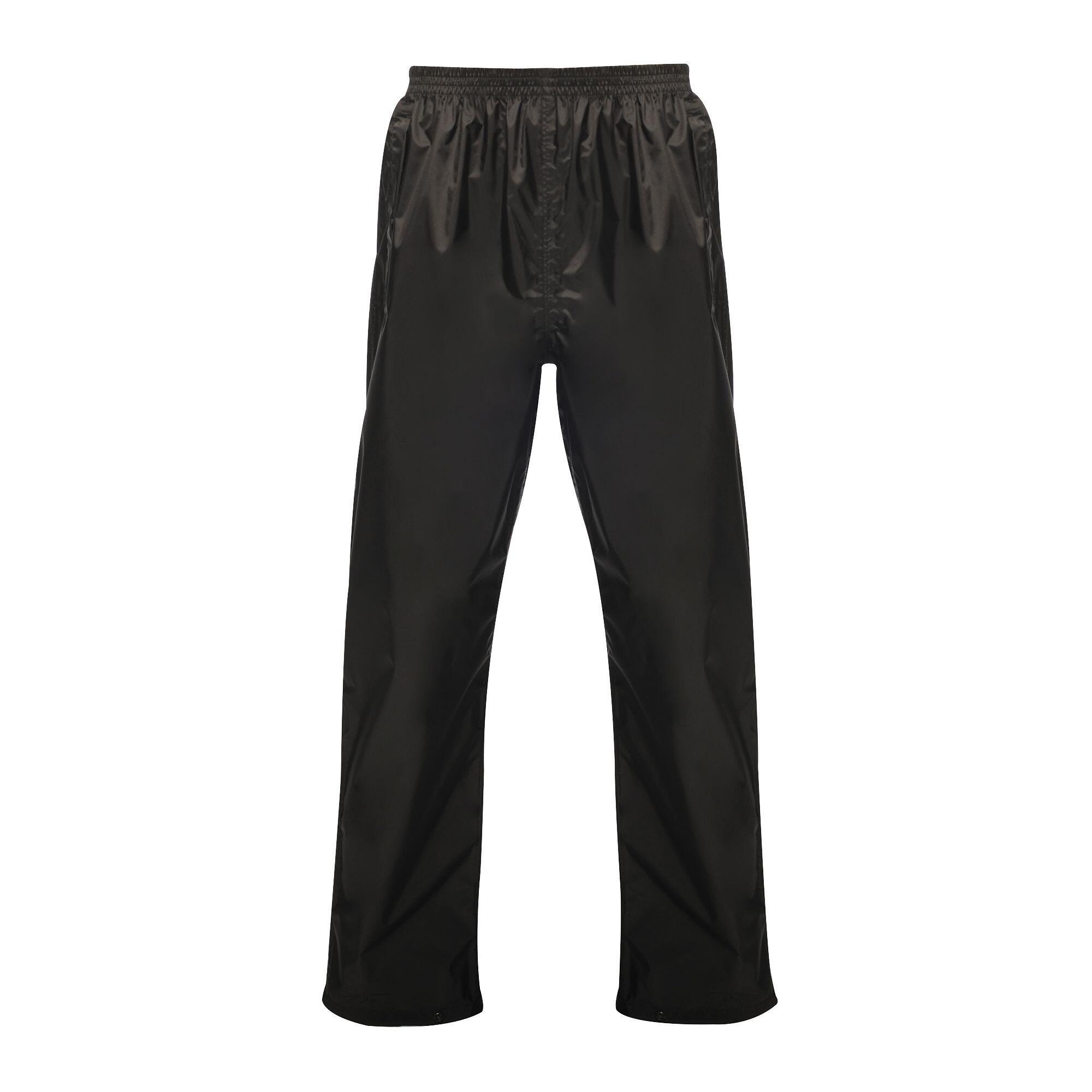 Mens Pro Packaway Overtrousers (Black) 1/4