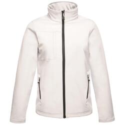 Professional Chaqueta softshell impermeable Octagon II para hombre Blanco/Acero