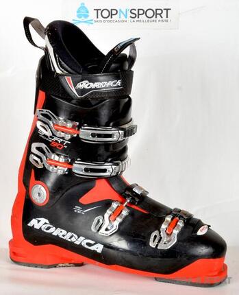RECONDITIONNE - Chaussures de ski Nordica SPORTMACHINE 90 black / red - BON