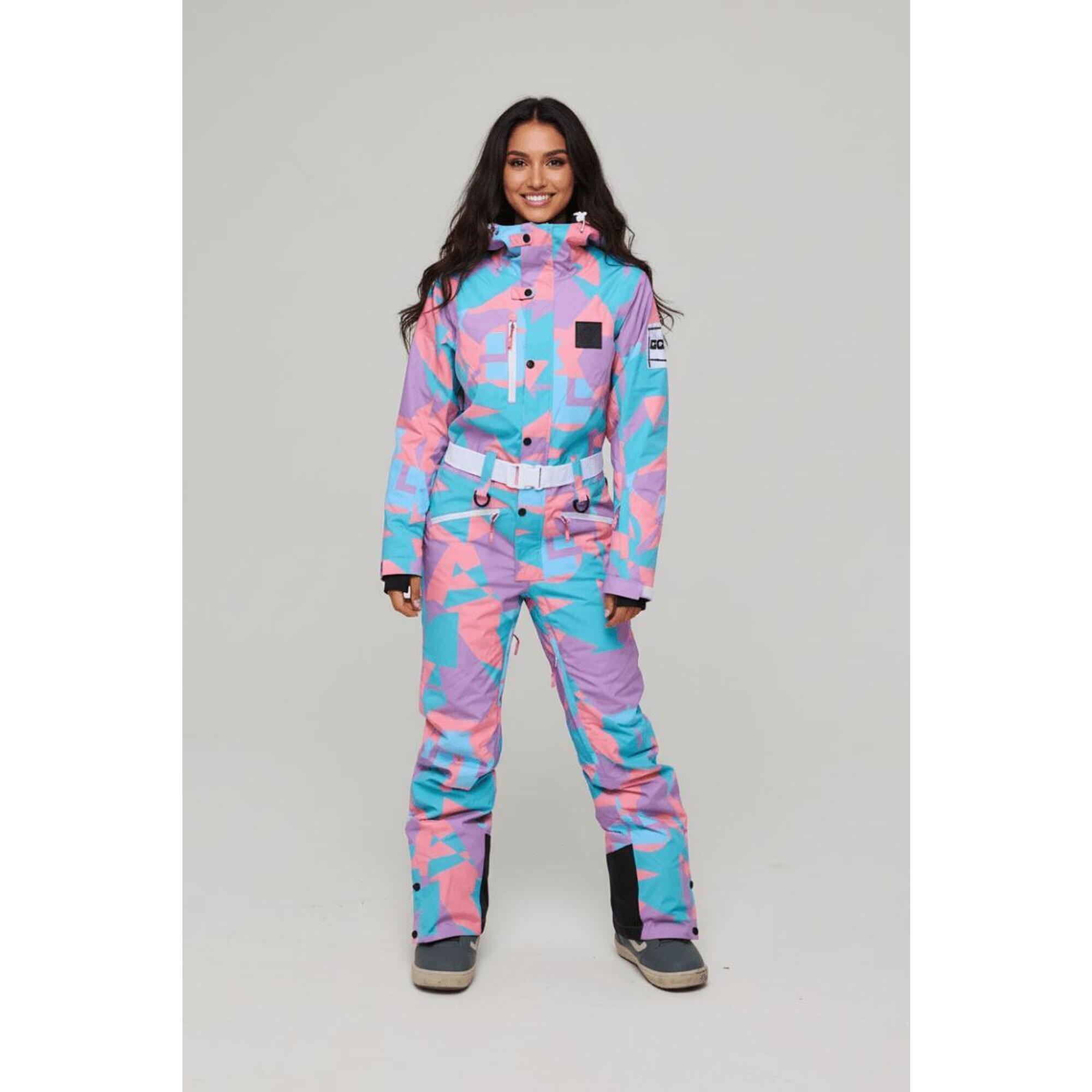 Oosc - Combinaison De Ski - Del Mar Femme - Combinaison De Ski - Bleu|multicolore|rose - Decathlon