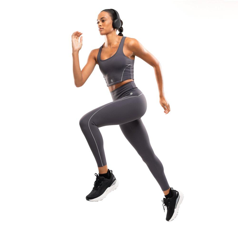 Sujetador running mujer Angkor Dark Gray Gris 3/7
