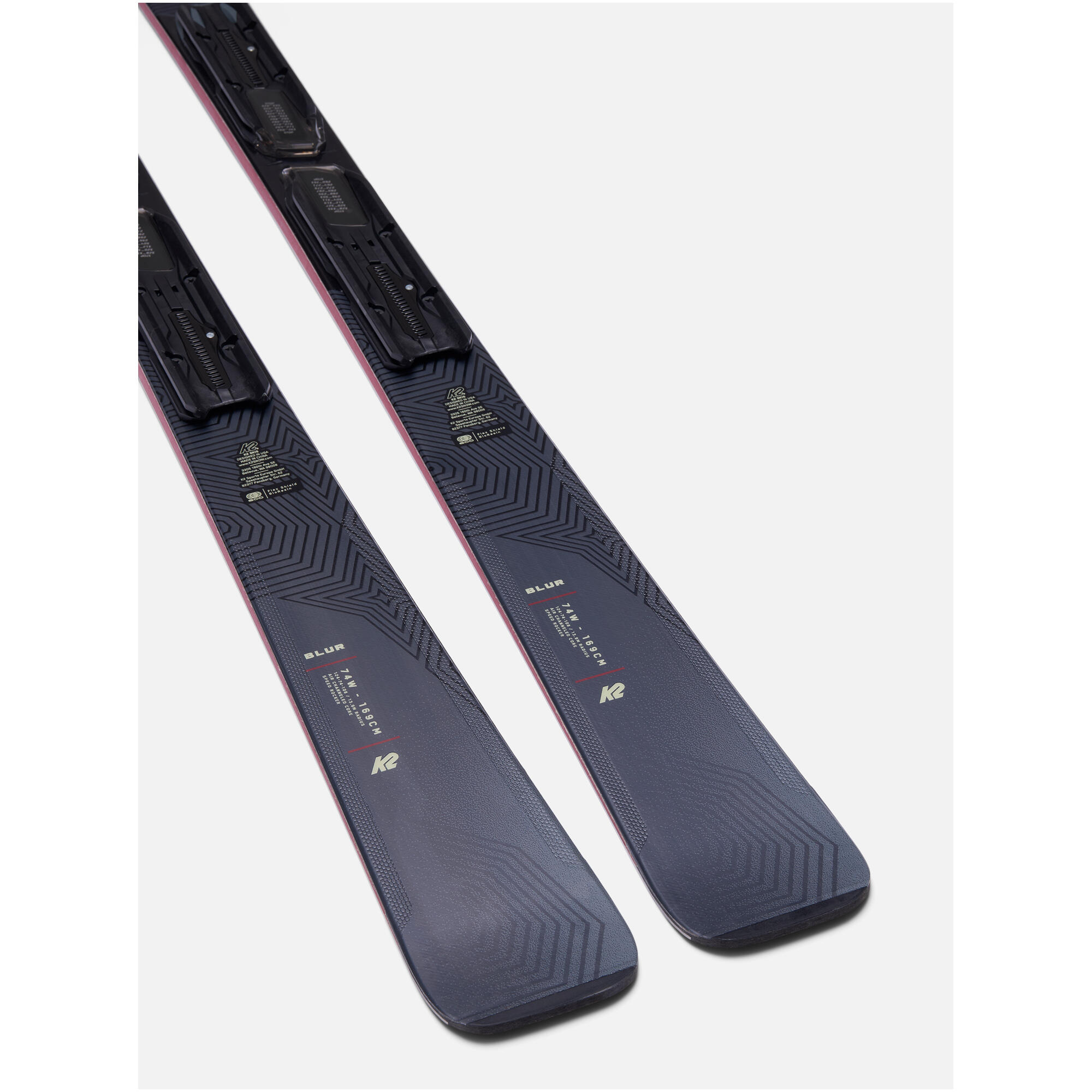 K2 Blur 74 Womens + ERC 11 TCX Light QC Esquis De Entalhe - 169cm - Preto 4/5