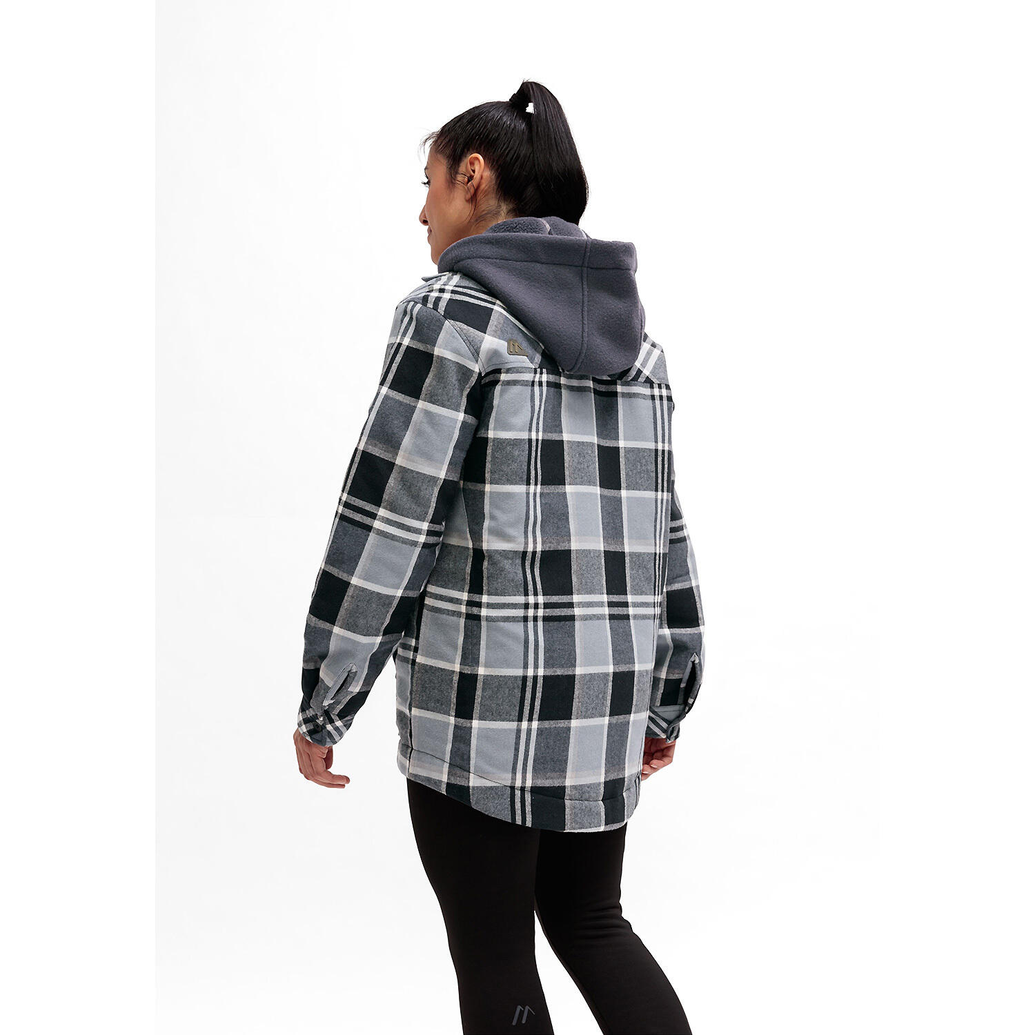 Giacca con cappuccio da donna Maier Sports Camquadri 4/6