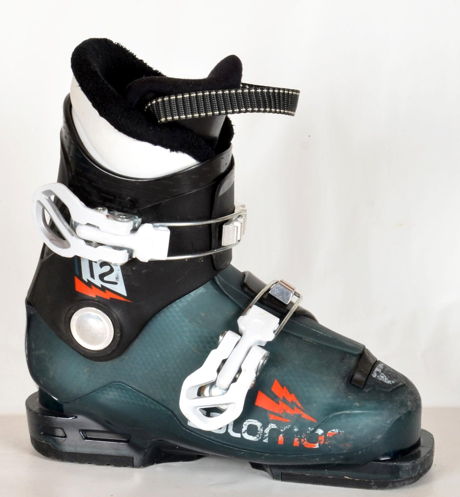 SALOMON RECONDITIONNE - Chaussures de ski Junior Salomon T2 black / blue - BON