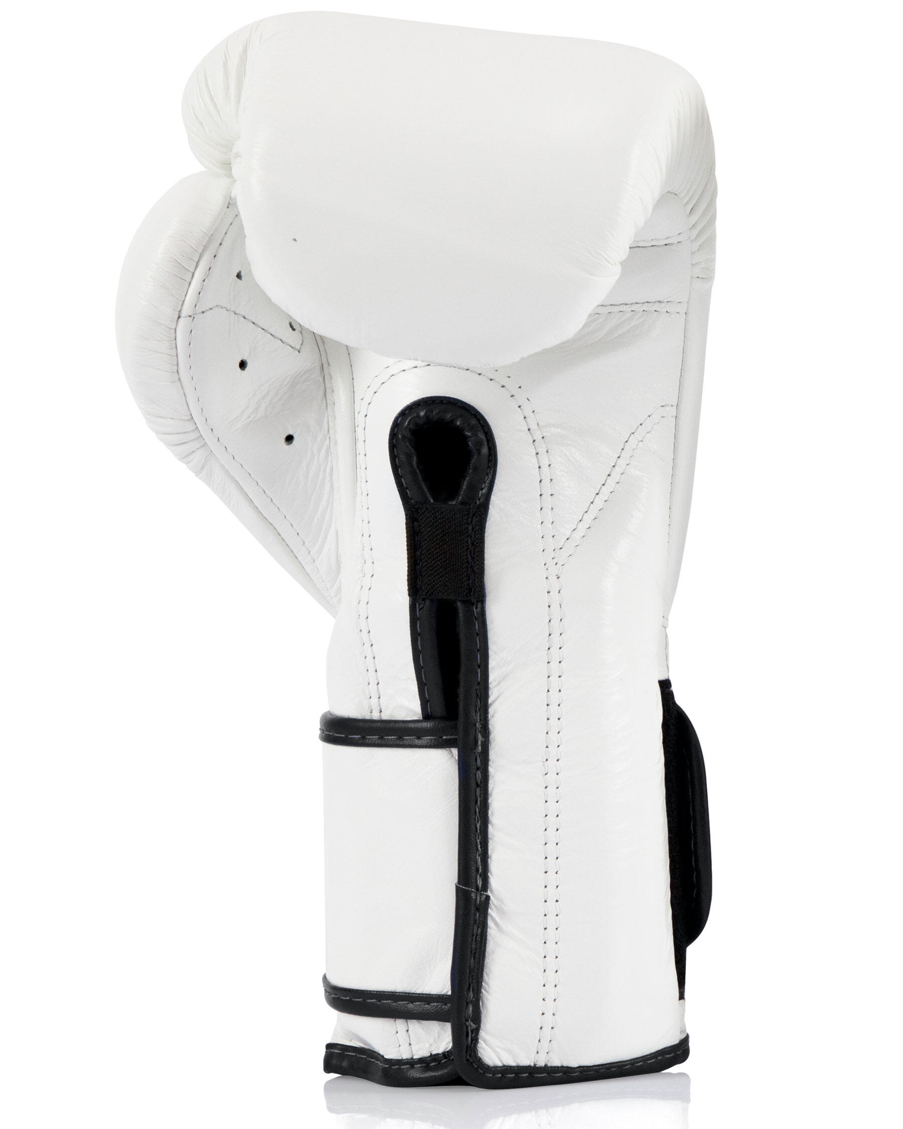 Boxen - Boxhandschuhe - Harte Polsterung - BGV9 - Weiß 3/4