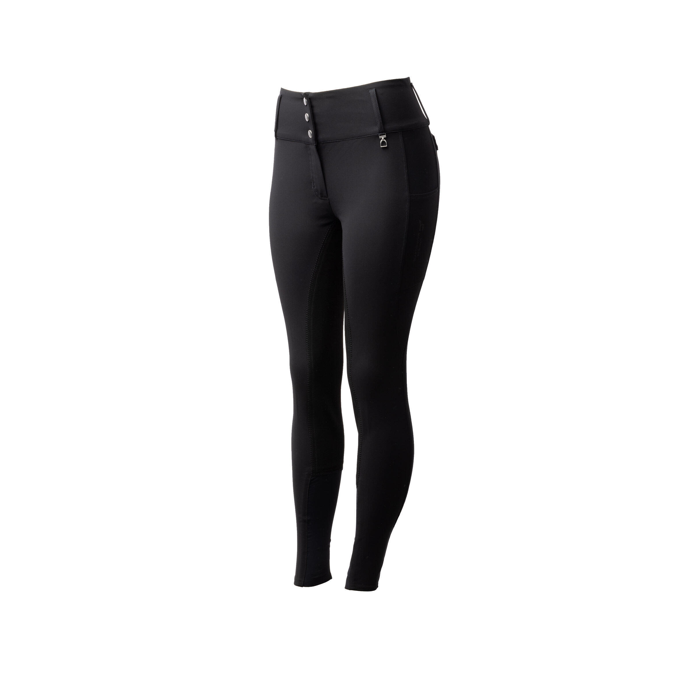 Horze - Pantalon Équitation Full Grip Femme Horze Leonie - Pantalon D'Équitation - Vert - Decathlon