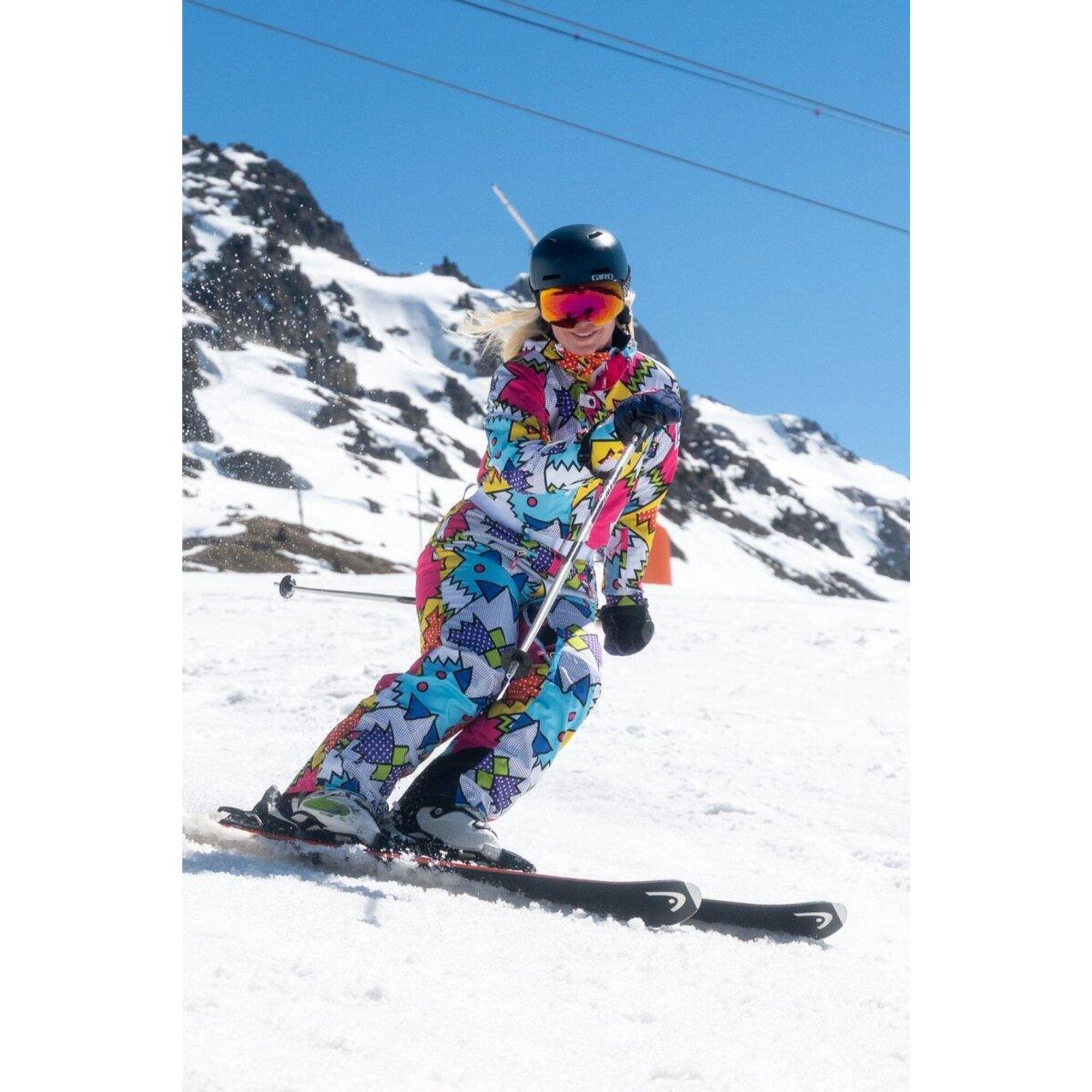 Oosc - Combinaison De Ski - Shaped Femme - Combinaison De Ski - Blanc|bleu|multicolore - Decathlon