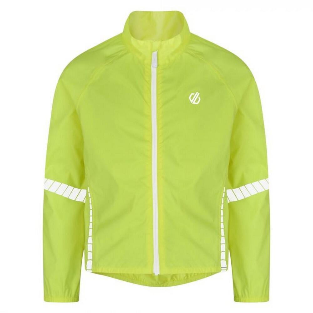 Childrens/Kids Cordial Reflective Cycling Shell Jacket (Fluro Yellow) 1/4