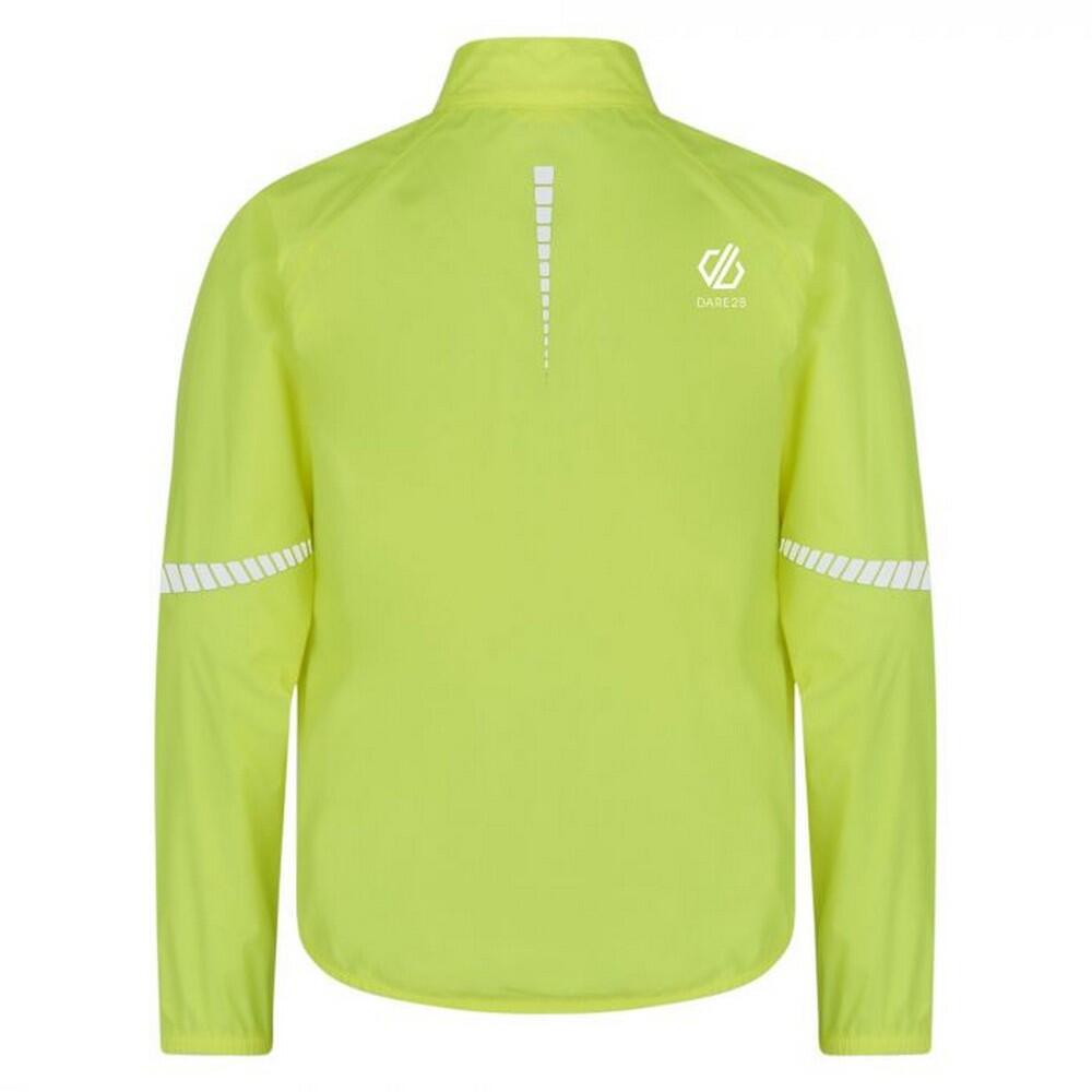 Childrens/Kids Cordial Reflective Cycling Shell Jacket (Fluro Yellow) 2/4