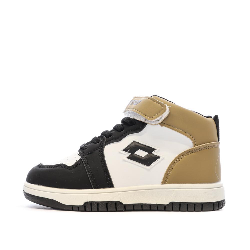 Lotto Ravenna Boys' Black and White Trainers