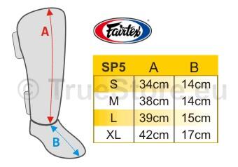 Fairtex SP5 Schienbein und Spannschoner Super Comfort, Weiss XL 3/3