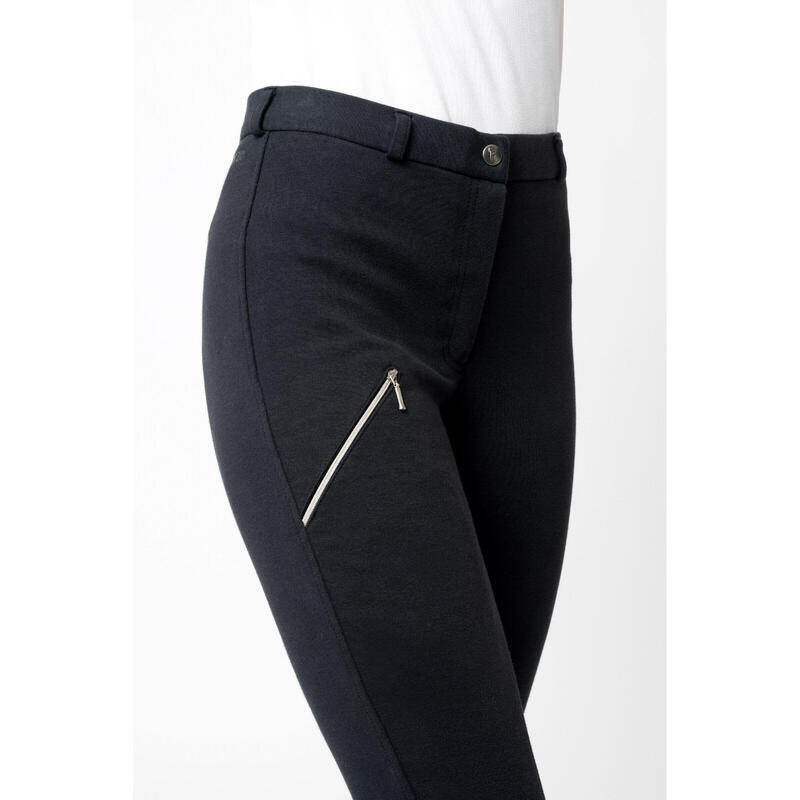 Pantalon echitație Horze Felicia cu grip complet pentru femei