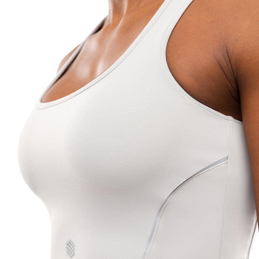 Damen lauf-bh Angkor Light Gray Grau 4/7