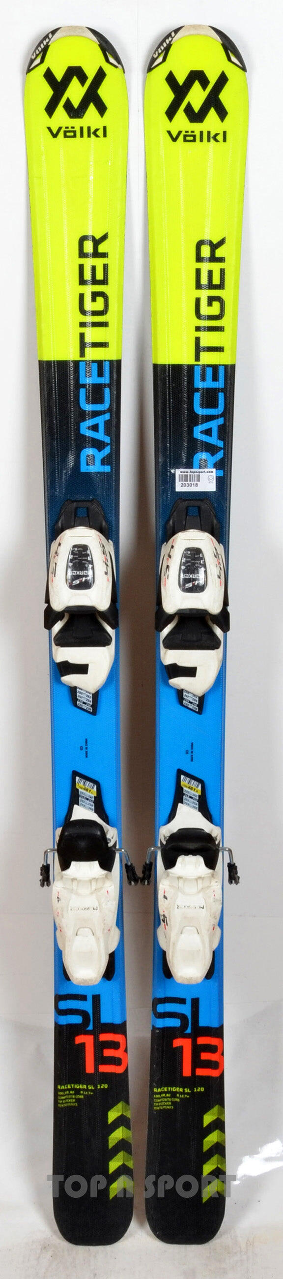 RECONDITIONNE - Skis junior Völkl RACETIGER SL MOTION JR black/yellow - BON 2/5