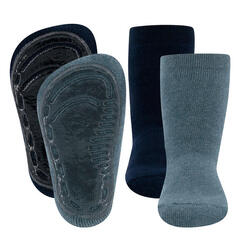 Chaussettes antidérapantes SoftStep, lot de 2, unies