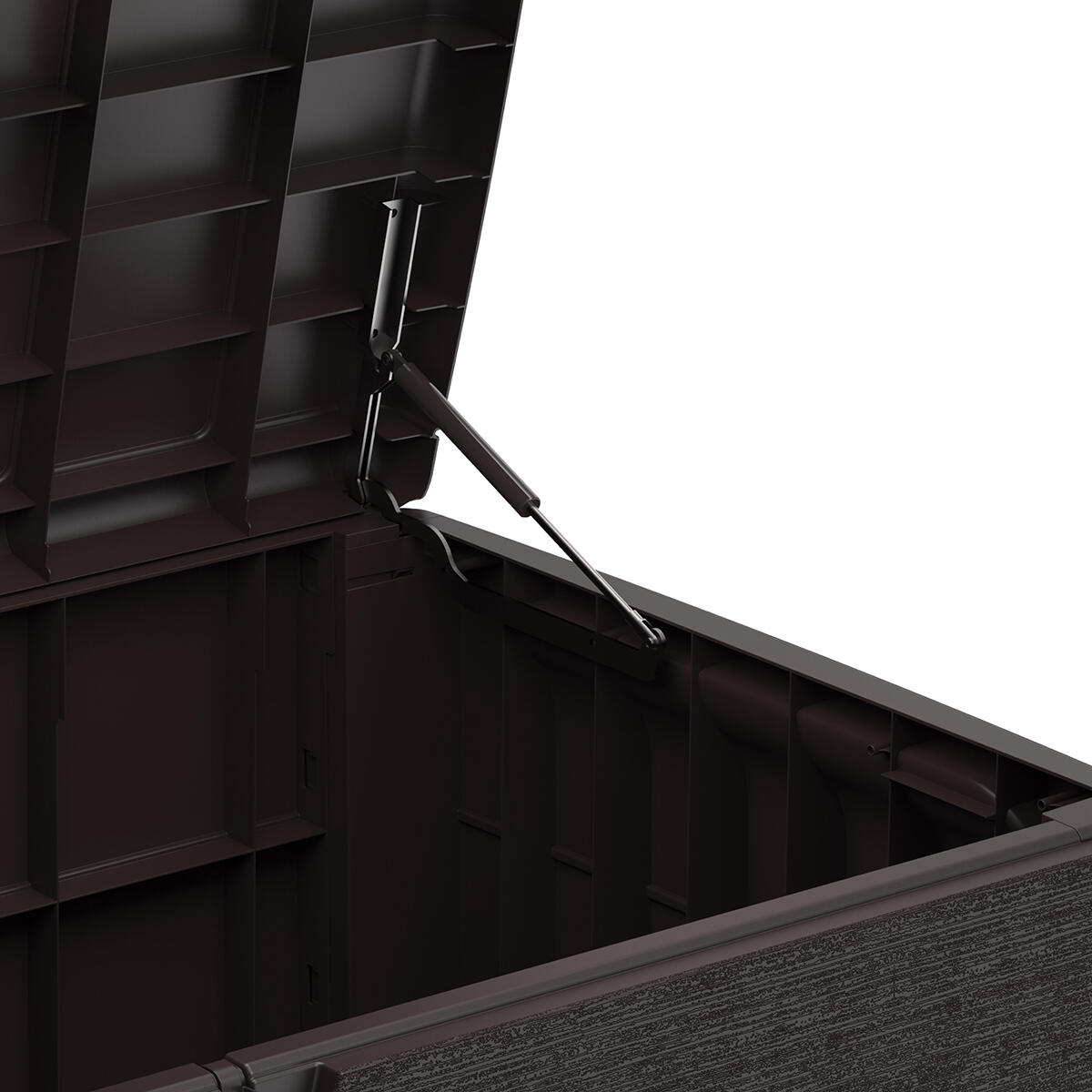 Arcón baúl 416 L PVC marrón 6/7