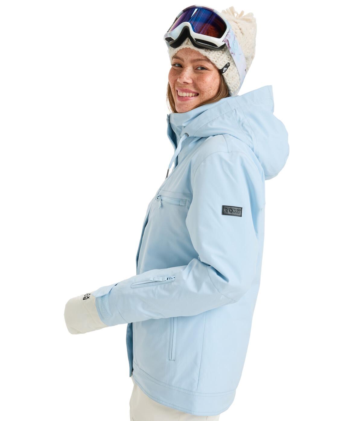 Veste de snow technique BRYLEE Bleu Femme 3/4