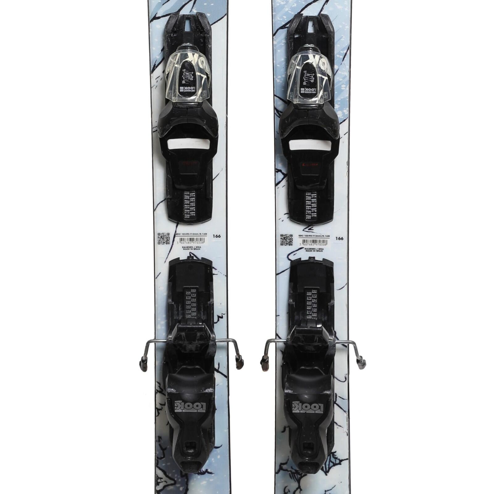 RECONDITIONNE - Ski Rossignol Blackops 92 + Fixations 3/5