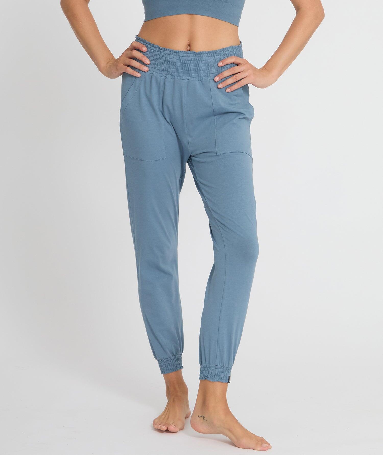 MORJIM - Pantalon fluide yoga 1/4