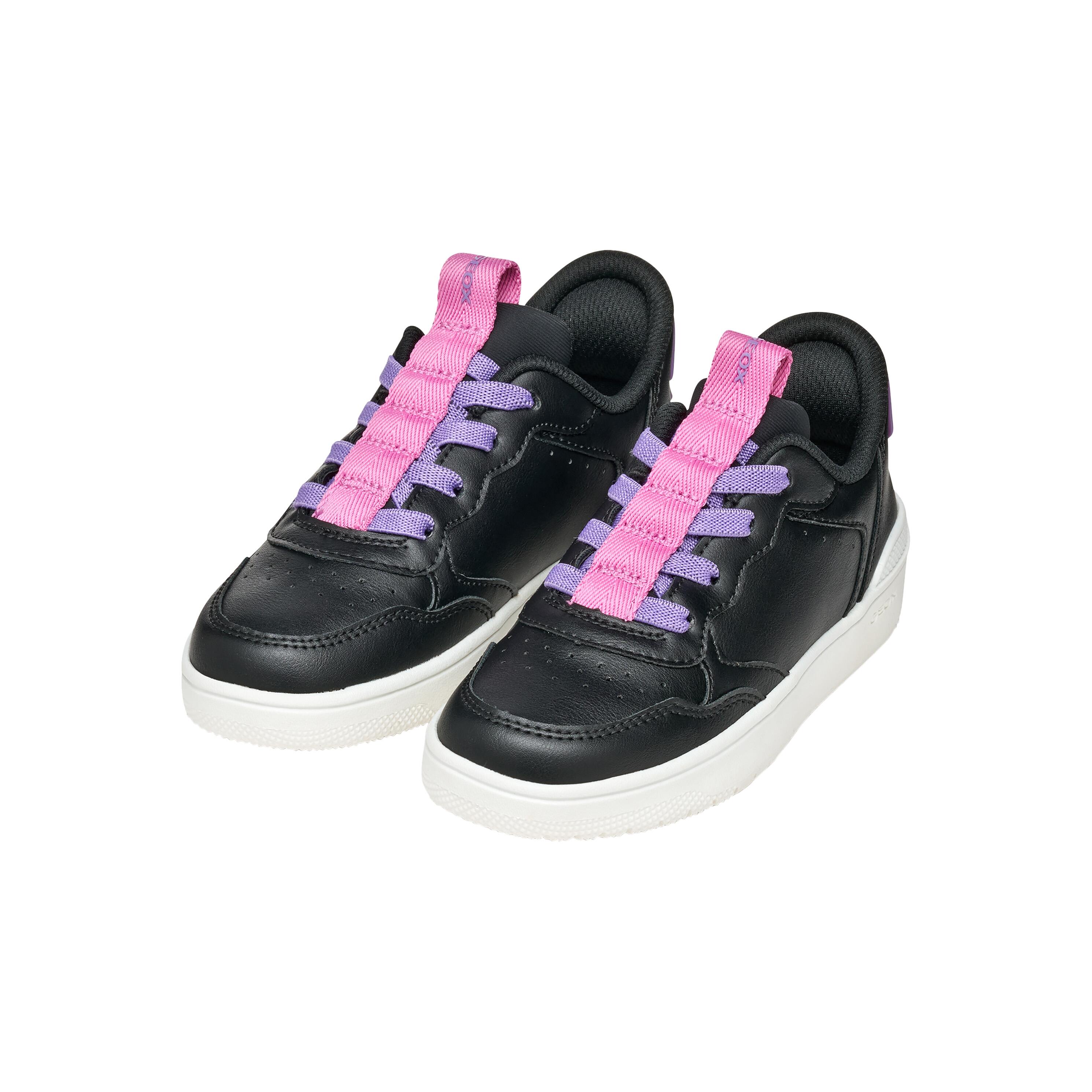 Basket Basse à Lacet Geox Enfant Washiba Fast In Geobuck 3/5