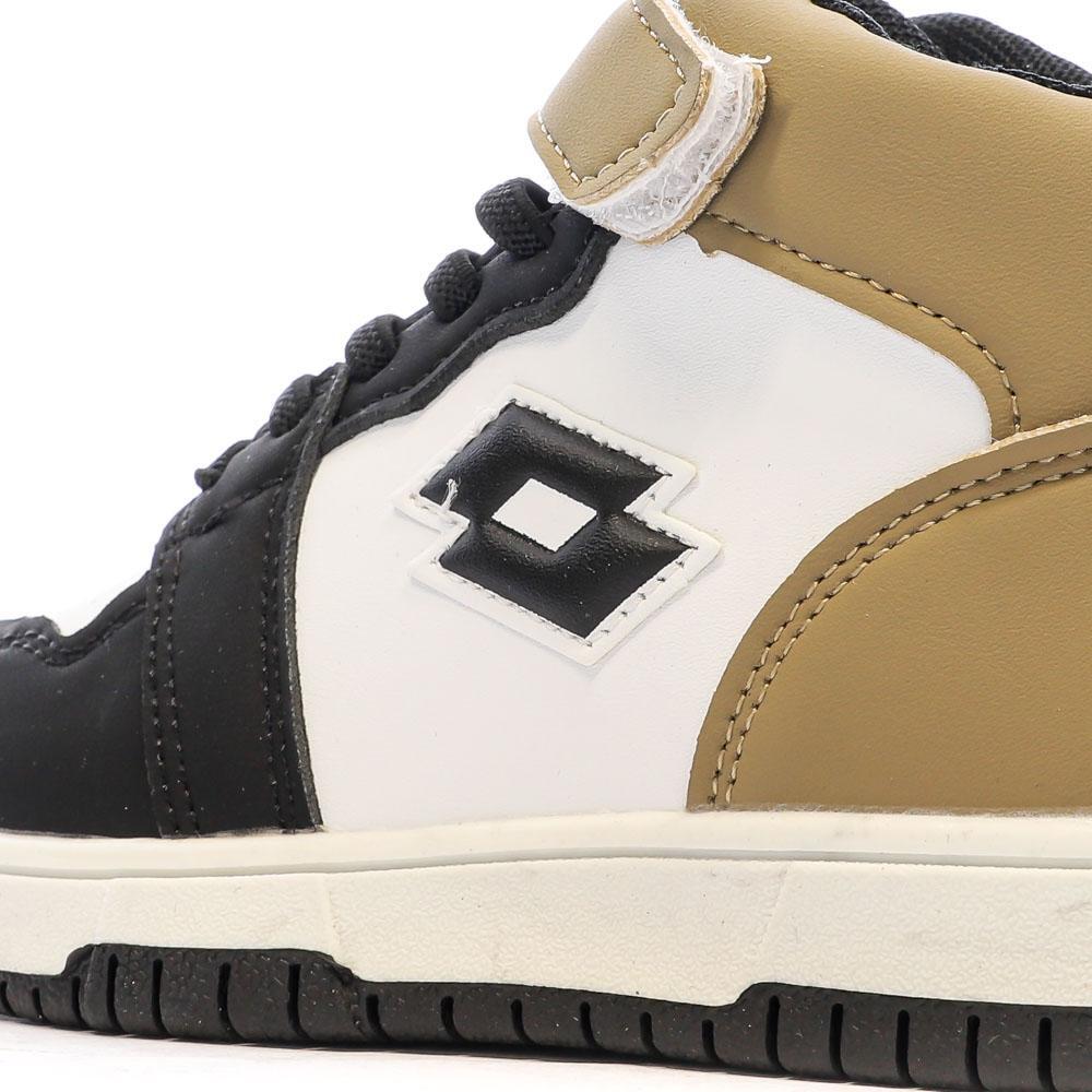 Zapatillas Lotto Ravenne Blancas y Negras para Niño 7/7