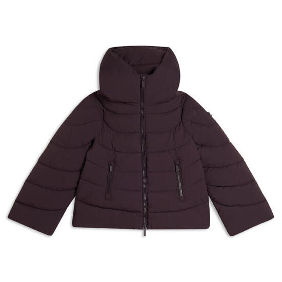 Doudoune cropped pour femmes avec manches évasées