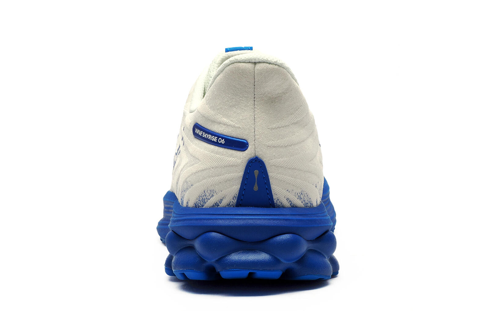Mizuno Wave Skyrise 6 Loopscholen Wit En Blauw 3/5