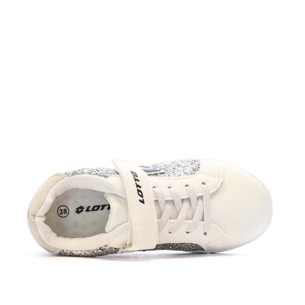 Baskets Blanches Fille Lotto Plaisance 4/7
