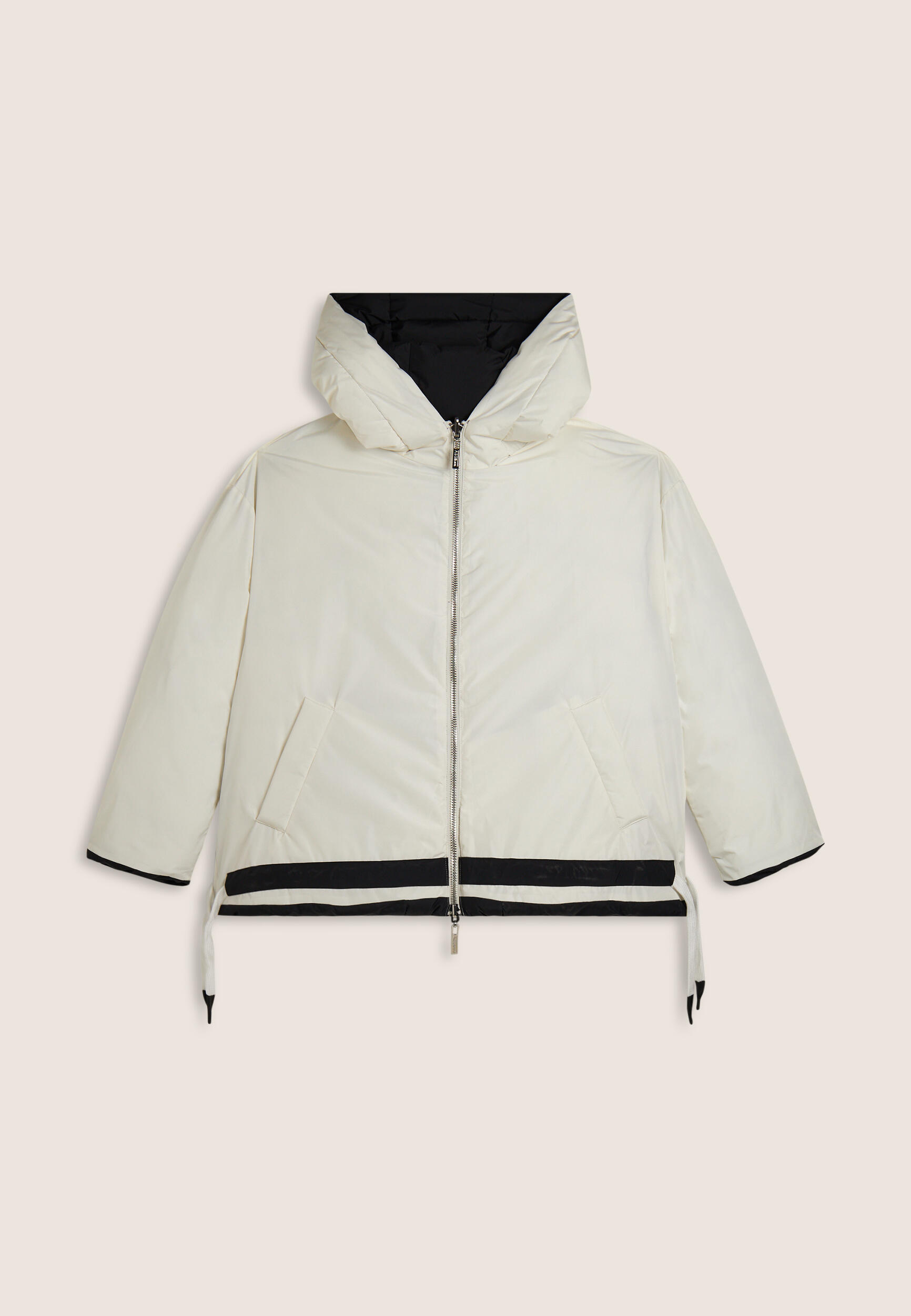 Doudoune pour femmes réversible avec capuche réglable 3/4