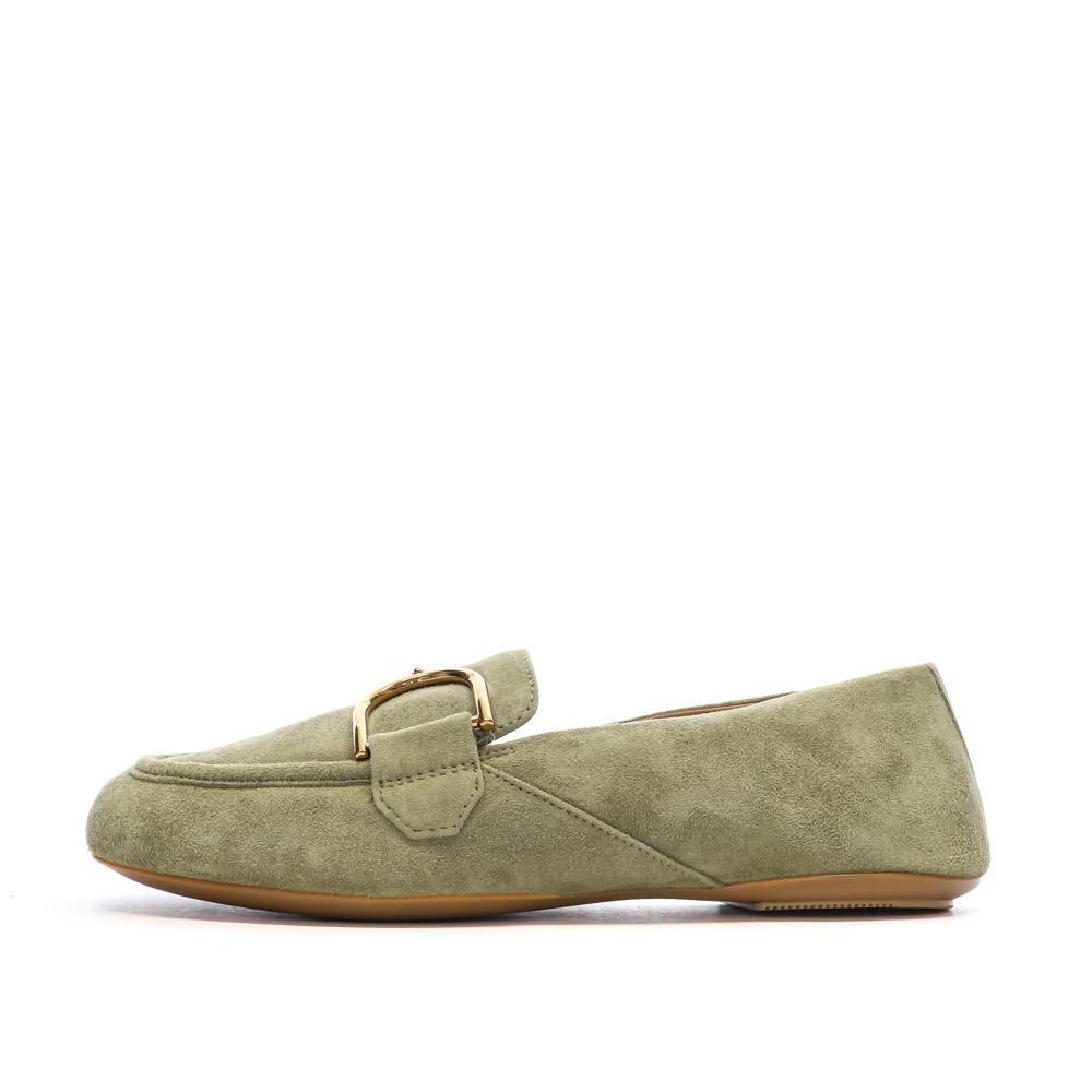 Geox Women's Green Palmaria Loafers