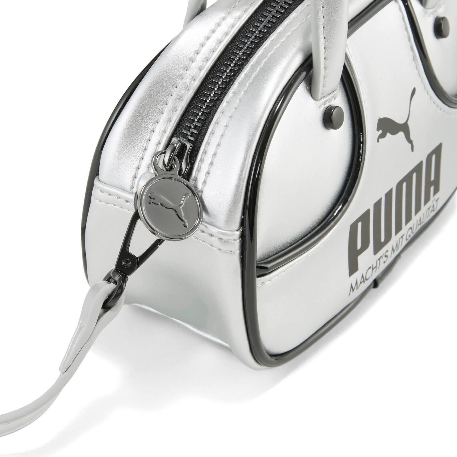 Sac Puma 1976 Metallic Micro Grip Bag Glacia 2.5L, Blanc, Unisexe 2/3