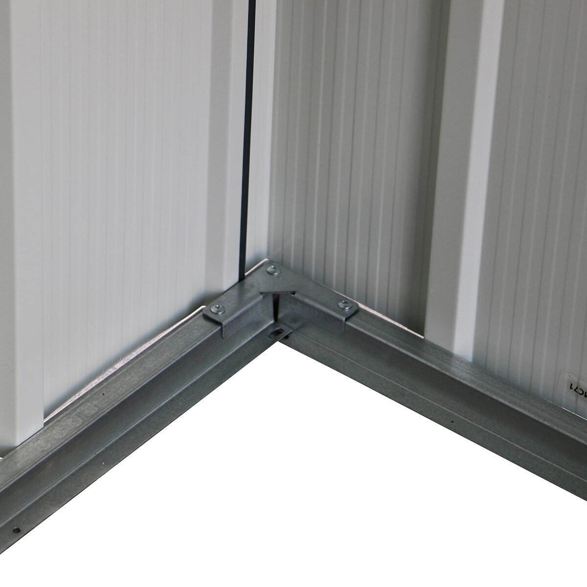 Caseta jardín Eco Alcoy 10×12 metal gris antracita 6/7