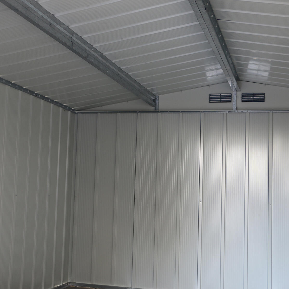 Caseta jardín Eco Alcoy 10×12 metal gris antracita 5/7