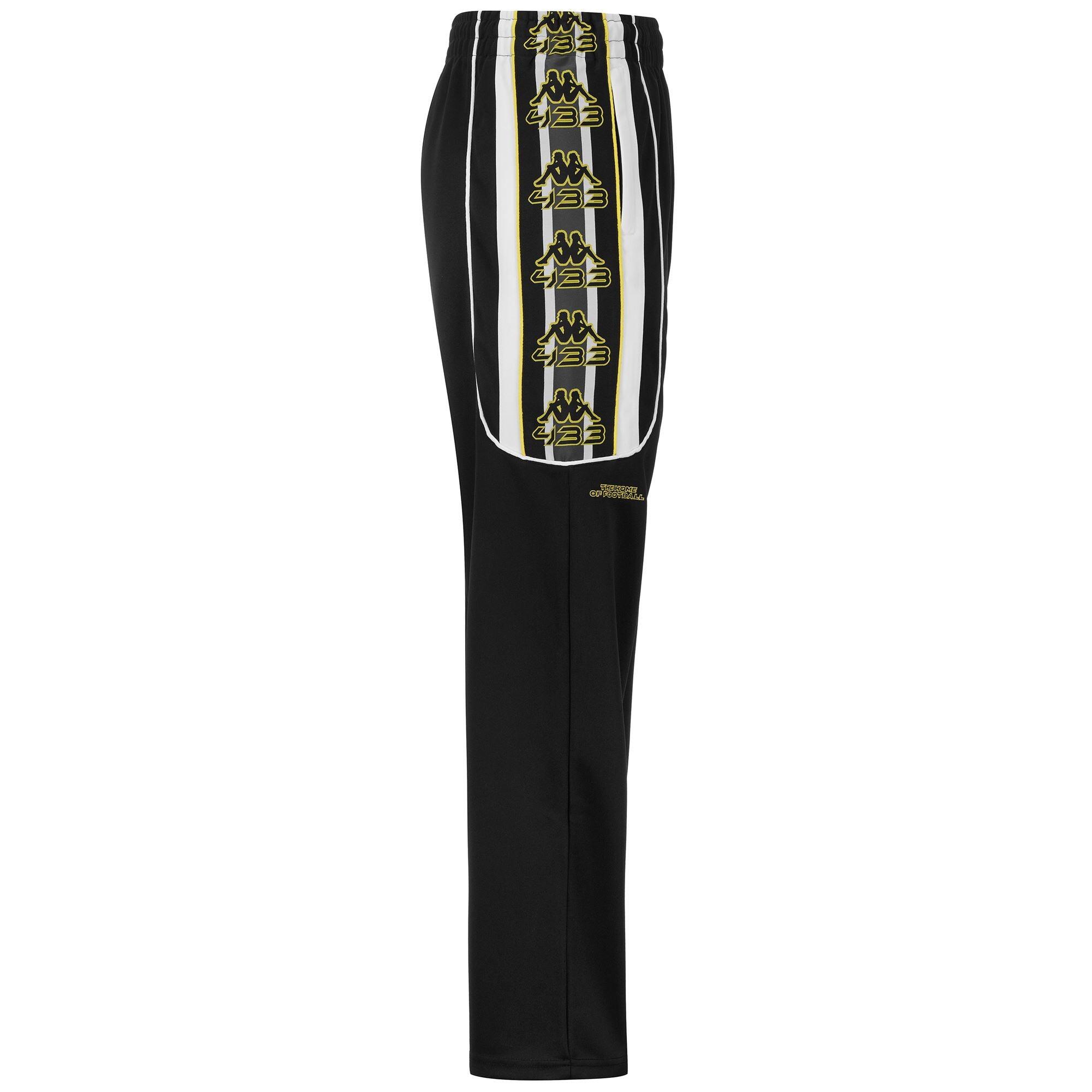 Pantaloni da uomo in poliestere nero da calcio 2/4