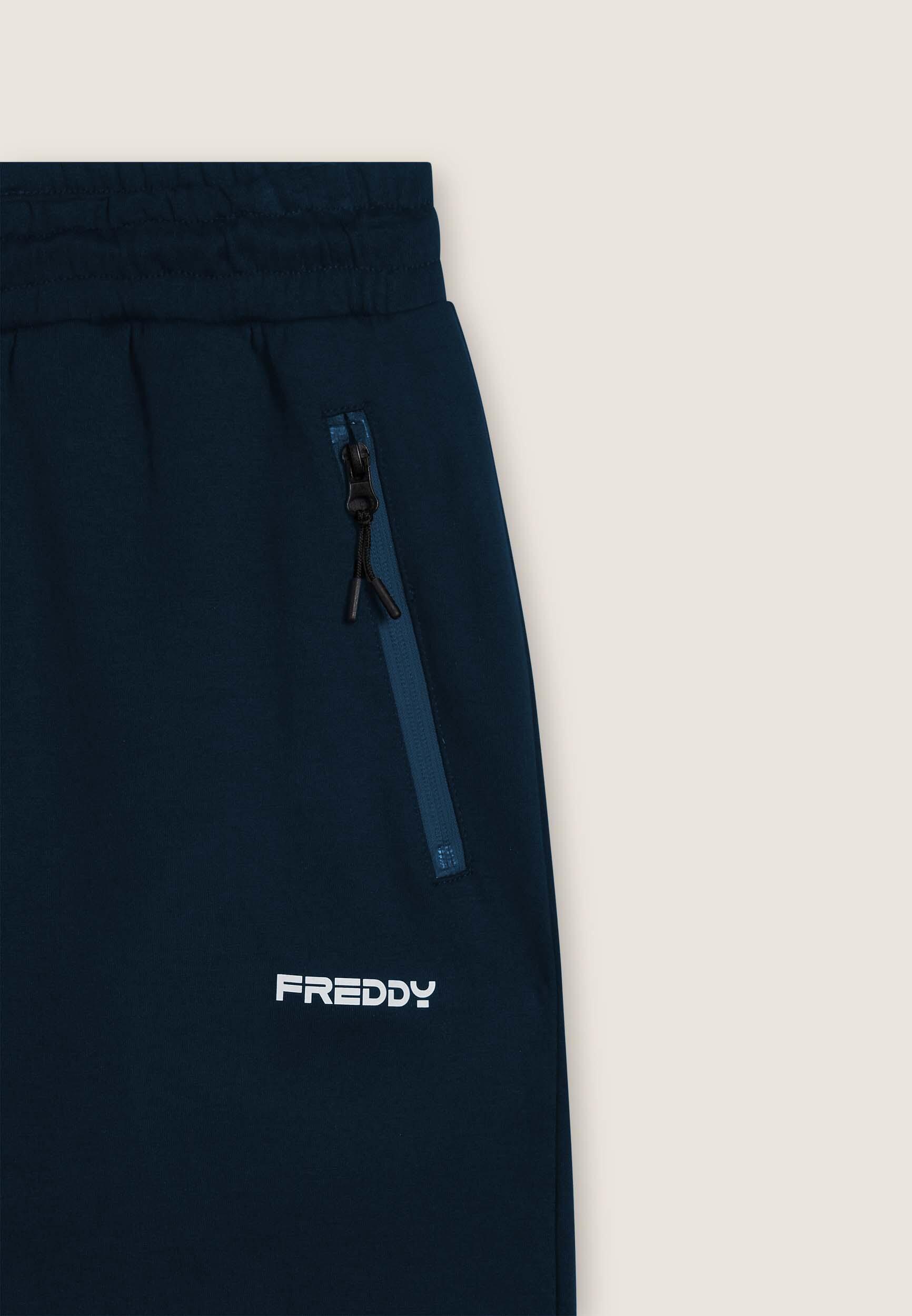 Pantalón zanahoria en tejido interlock con cremalleras laterales 3/3
