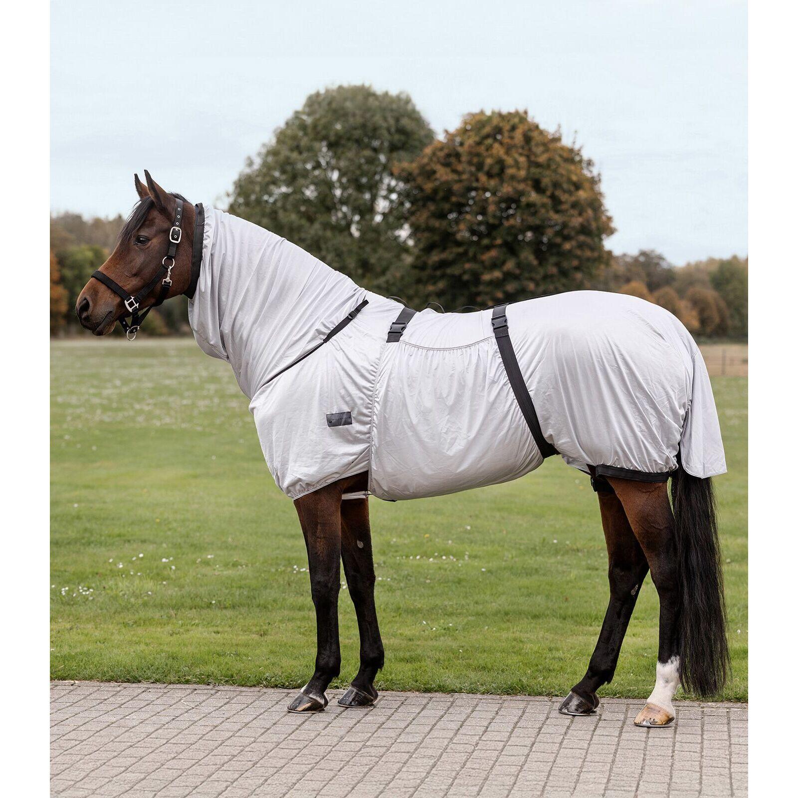 Waldhausen - Couverture Anti-mouches Pour Cheval Waldhausen Basic - Couverture Cheval - Gris - 165 Cm - Decathlon