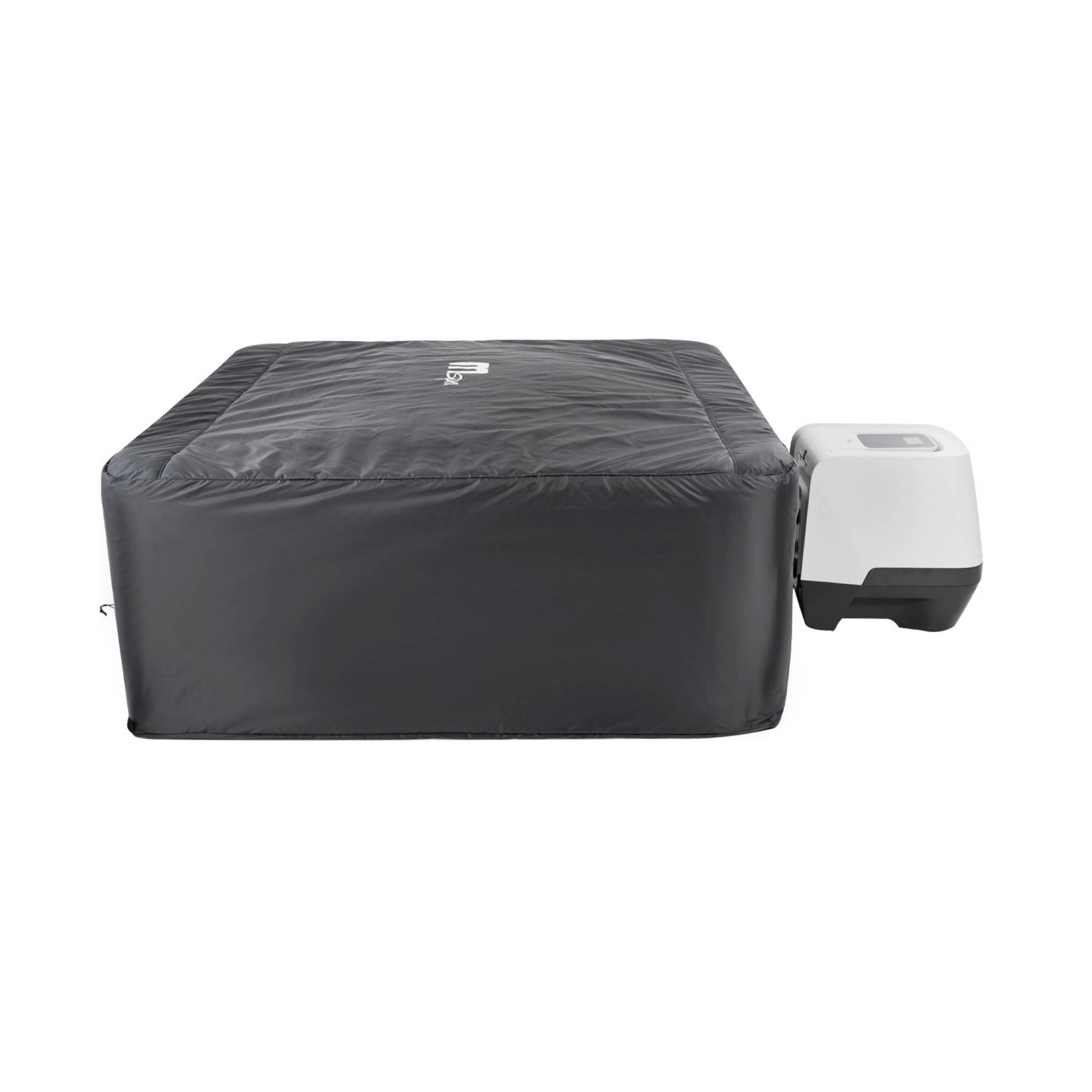 Housse pour spa OSLO PLUS 6 places  188 x 70cm noir | sweeek 1/4