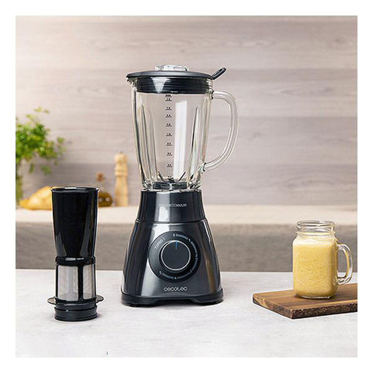 Bol mixeur CECOTEC Power Black Titanium 1500 PerfectMix Noir 3/4
