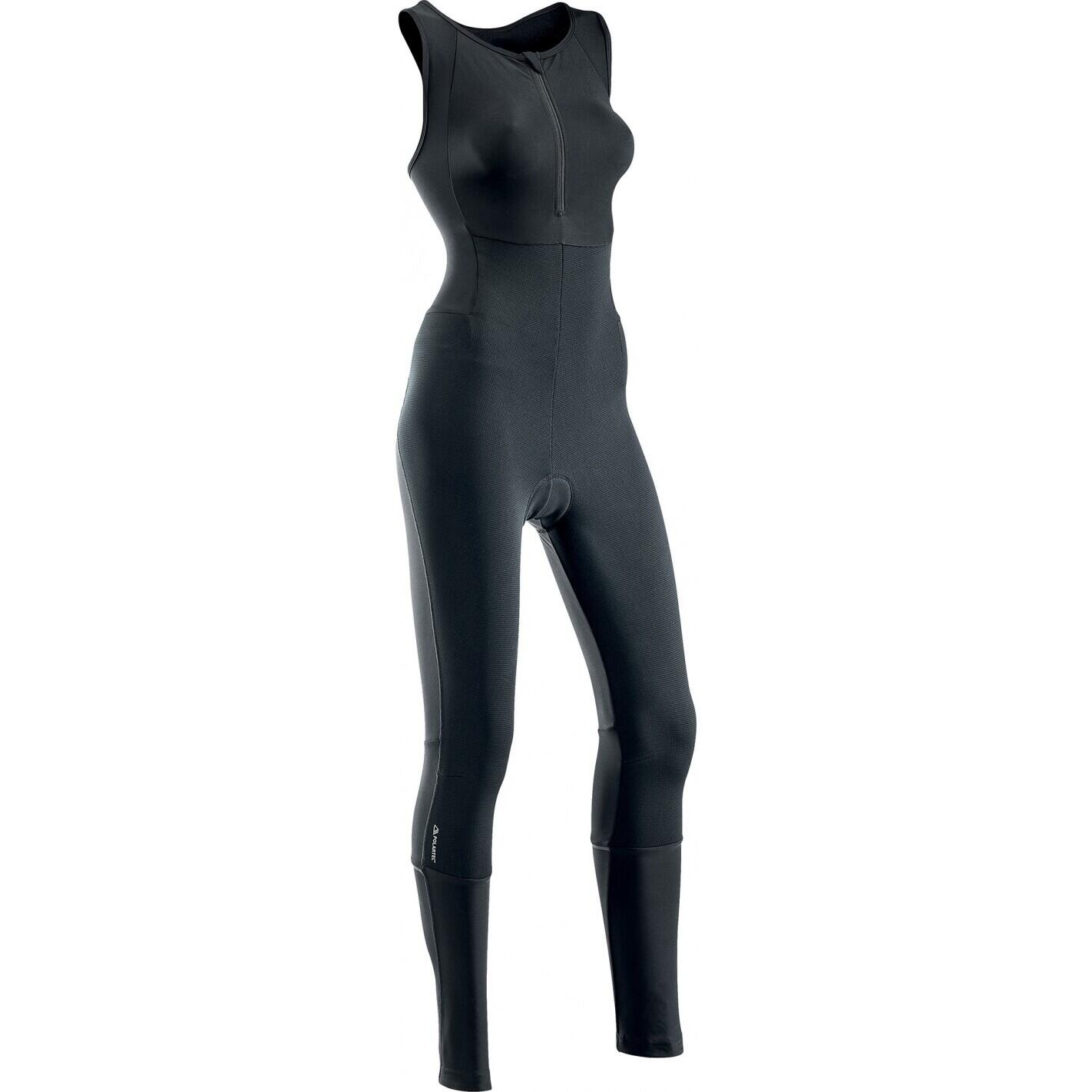 Pantaloni ciclism lungi cu bretele, iarna sau vreme rece pentru femei Fast Pola…