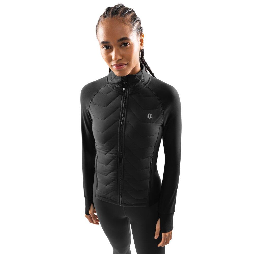 Siroko - Veste Fitness Isolante Légère Femme Resolve Noir - Veste - Noir - Decathlon