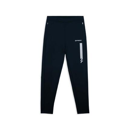 Pantalon de coupe ajustée en tissu technique avec empiècements latéraux en mesh