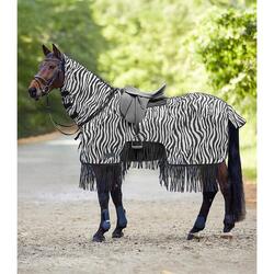 Chemise anti-mouches pour cheval avec franges Waldhausen Zebra