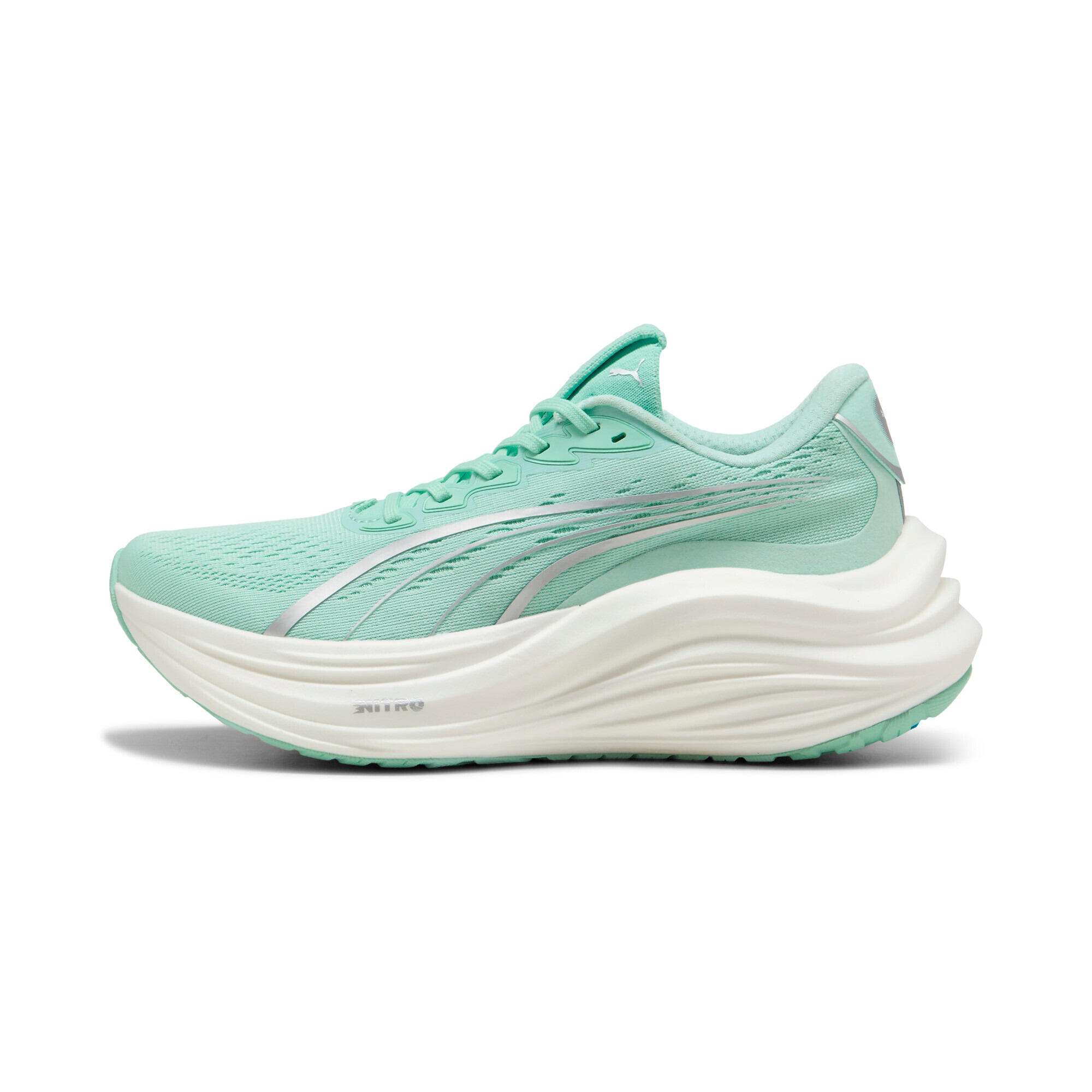Puma - Chaussures De Running Femme Puma Magmax Nitro™ - Chaussures D'Athlétisme - Vert - Decathlon